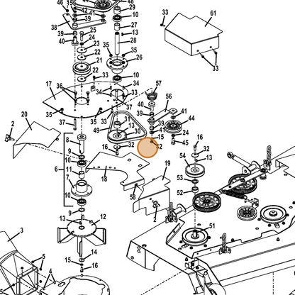 Grasshopper part 382720 — IPL diagram snippet (6x zoom, amber highlight)