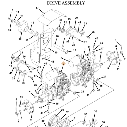 Grasshopper part 391208 — IPL diagram snippet (6x zoom, amber highlight)