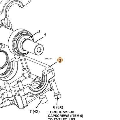 Grasshopper part 391732 — IPL diagram snippet (6x zoom, amber highlight)