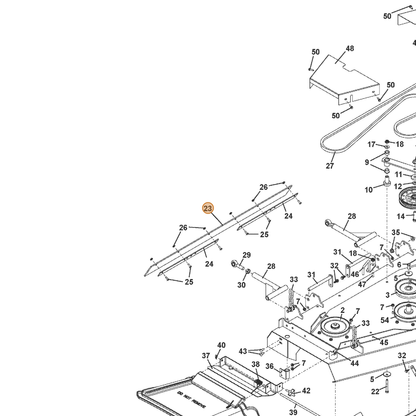 Grasshopper part 424179 — IPL diagram snippet (6x zoom, amber highlight)