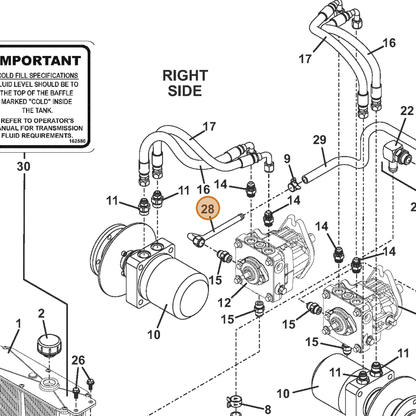 Grasshopper part 424602 — IPL diagram snippet (6x zoom, amber highlight)