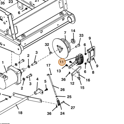Grasshopper part 481100 — IPL diagram snippet (6x zoom, amber highlight)