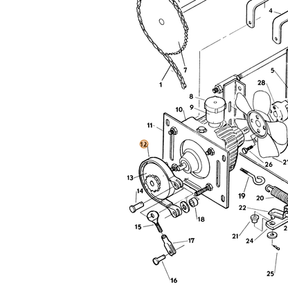 Grasshopper part 481115 — IPL diagram snippet (6x zoom, amber highlight)