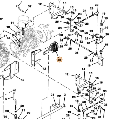 Grasshopper part 481120 — IPL diagram snippet (6x zoom, amber highlight)