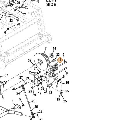 Grasshopper part 481140 — IPL diagram snippet (6x zoom, amber highlight)