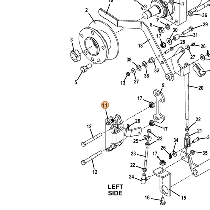 Grasshopper part 481143 — IPL diagram snippet (6x zoom, amber highlight)
