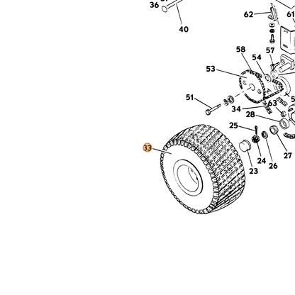 Grasshopper part 483899 — IPL diagram snippet (6x zoom, amber highlight)