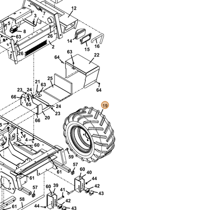 Grasshopper part 483943 — IPL diagram snippet (6x zoom, amber highlight)