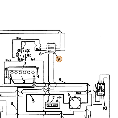 Grasshopper part 603135 — IPL diagram snippet (6x zoom, amber highlight)