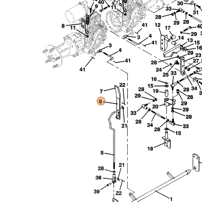 Grasshopper part 603557 — IPL diagram snippet (6x zoom, amber highlight)