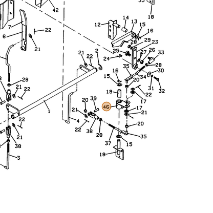 Grasshopper part 603566 — IPL diagram snippet (6x zoom, amber highlight)