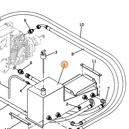 Grasshopper part 603707 — IPL diagram snippet (6x zoom, amber highlight)