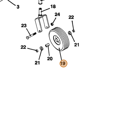 Grasshopper part 603929 — IPL diagram snippet (6x zoom, amber highlight)