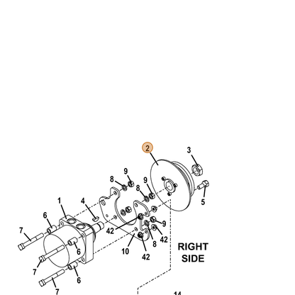 Grasshopper part 604437 — IPL diagram snippet (6x zoom, amber highlight)