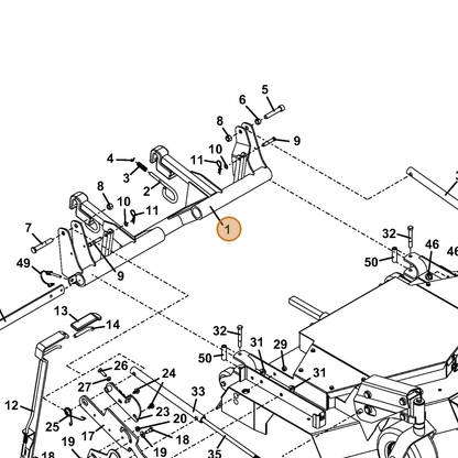 Grasshopper part 604546 — IPL diagram snippet (6x zoom, amber highlight)