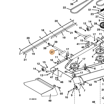 Grasshopper part 604676 — IPL diagram snippet (6x zoom, amber highlight)