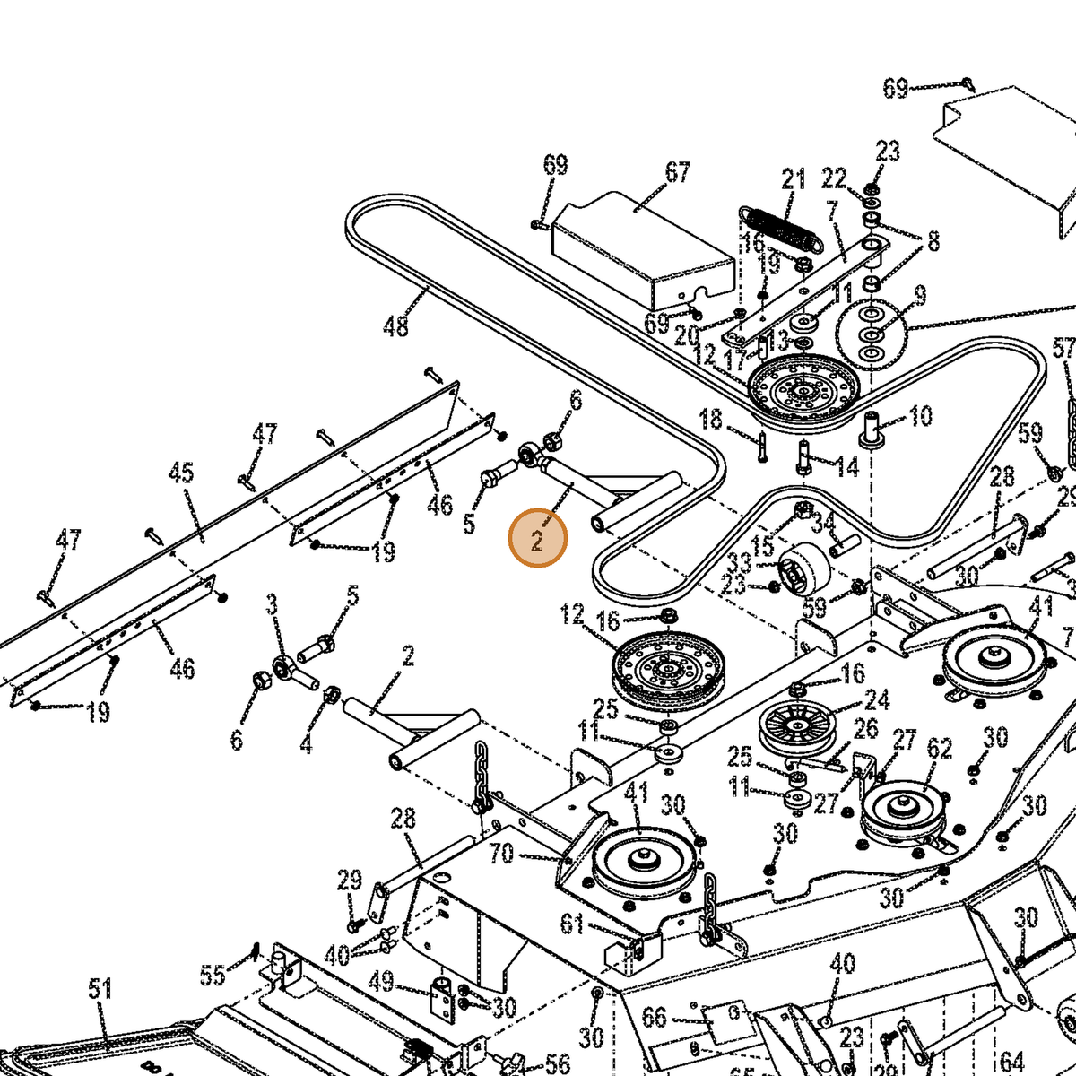 Grasshopper part 604679 — IPL diagram snippet (6x zoom, amber highlight)