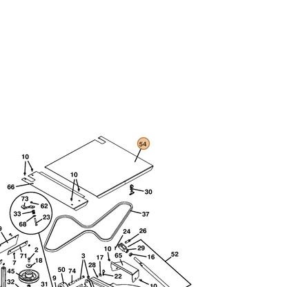Grasshopper part 604752 — IPL diagram snippet (6x zoom, amber highlight)