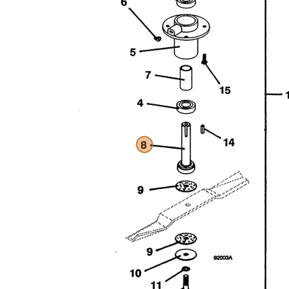 Grasshopper part 604768 — IPL diagram snippet (6x zoom, amber highlight)