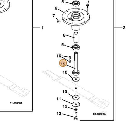 Grasshopper part 604773 — IPL diagram snippet (6x zoom, amber highlight)