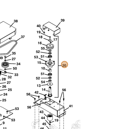 Grasshopper part 604787 — IPL diagram snippet (6x zoom, amber highlight)