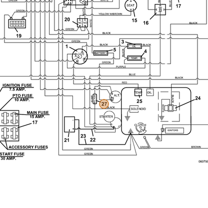Grasshopper part 604880 — IPL diagram snippet (6x zoom, amber highlight)
