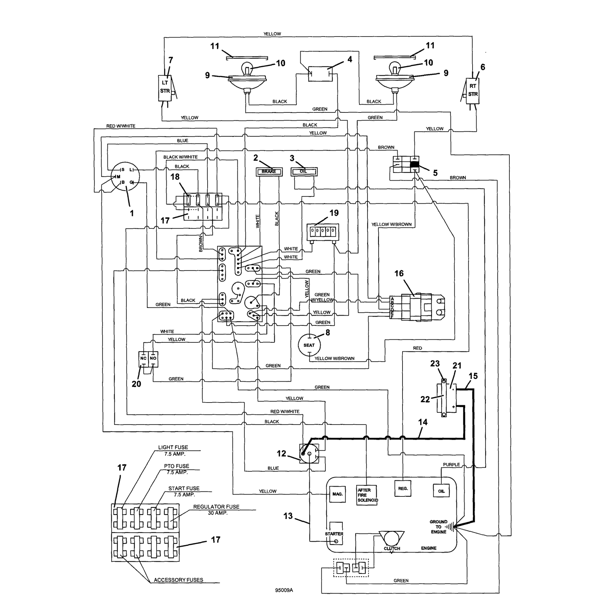 Grasshopper part 604965 — IPL diagram snippet (6x zoom, amber highlight)