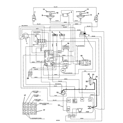 Grasshopper part 604965 — IPL diagram snippet (6x zoom, amber highlight)