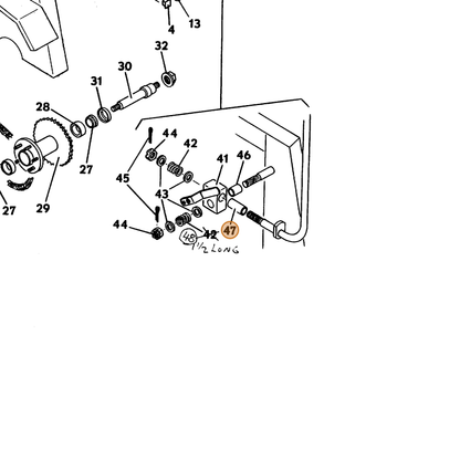 Grasshopper part 605369 — IPL diagram snippet (6x zoom, amber highlight)
