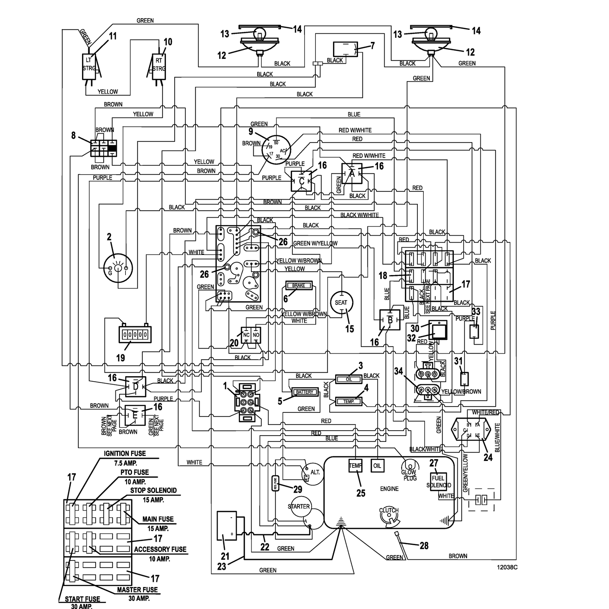 Grasshopper part 605896 — IPL diagram snippet (6x zoom, amber highlight)