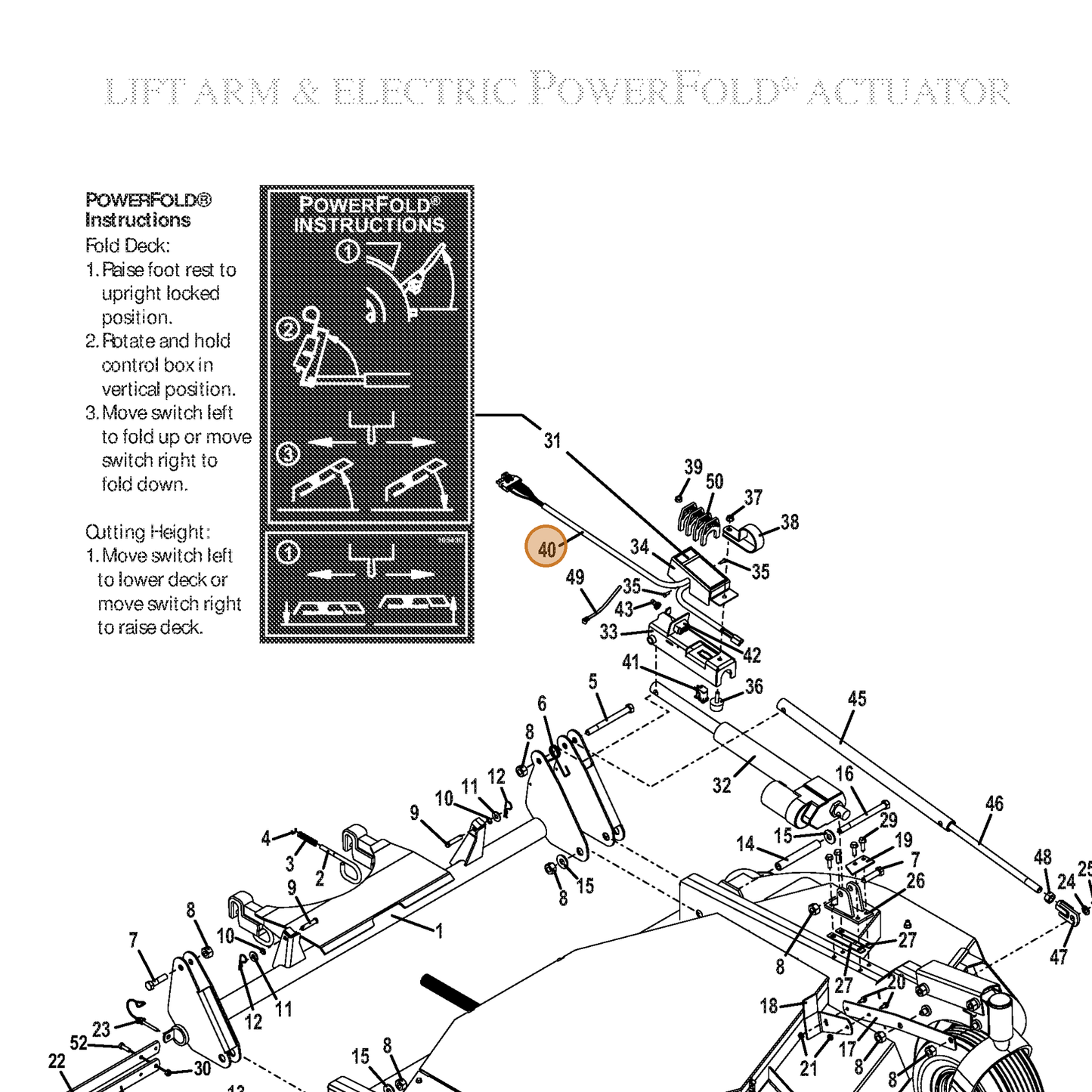 Grasshopper part 605991 — IPL diagram snippet (6x zoom, amber highlight)