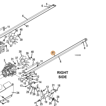 Grasshopper part 606529 — IPL diagram snippet (6x zoom, amber highlight)