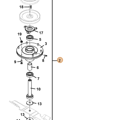 Grasshopper part 623761 — IPL diagram snippet (6x zoom, amber highlight)