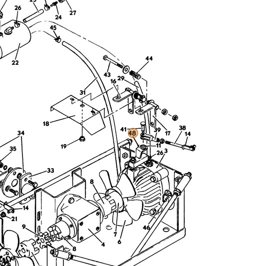 Grasshopper part 643052 — IPL diagram snippet (6x zoom, amber highlight)