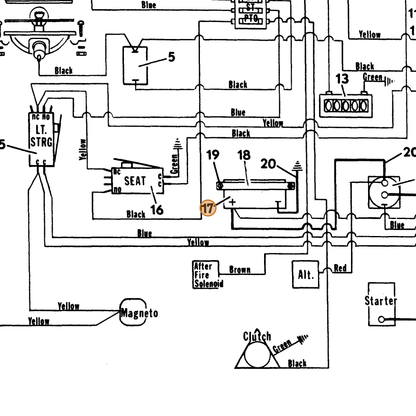 Grasshopper part 643136 — IPL diagram snippet (6x zoom, amber highlight)