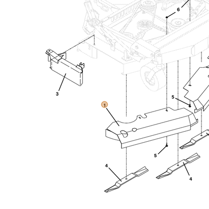 Grasshopper part 643192 — IPL diagram snippet (6x zoom, amber highlight)
