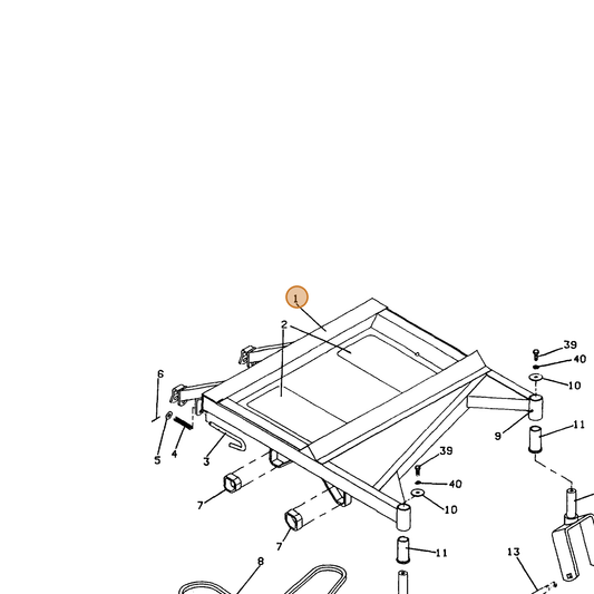 Grasshopper part 643207 — IPL diagram snippet (6x zoom, amber highlight)