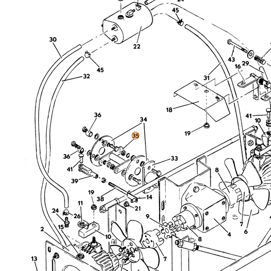 Grasshopper part 643224 — IPL diagram snippet (6x zoom, amber highlight)