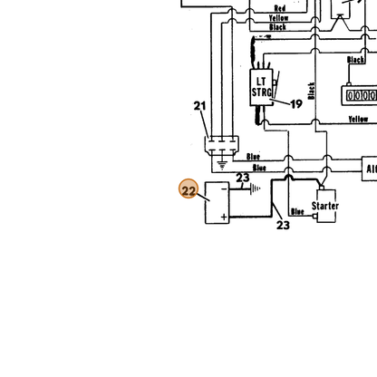 Grasshopper part 643241 — IPL diagram snippet (6x zoom, amber highlight)