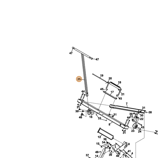Grasshopper part 643242 — IPL diagram snippet (6x zoom, amber highlight)