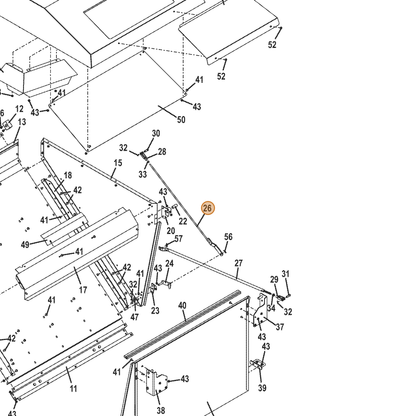 Grasshopper part 643371 — IPL diagram snippet (6x zoom, amber highlight)