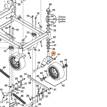 Grasshopper part 643384 — IPL diagram snippet (6x zoom, amber highlight)