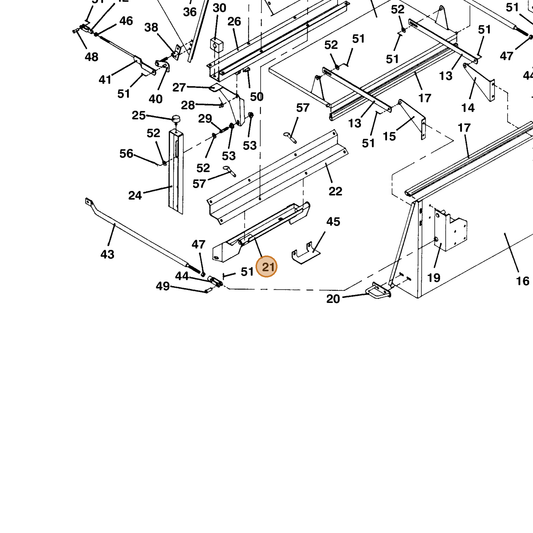 Grasshopper part 643478 — IPL diagram snippet (6x zoom, amber highlight)