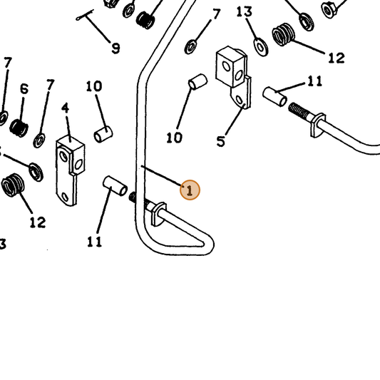 Grasshopper part 643508 — IPL diagram snippet (6x zoom, amber highlight)