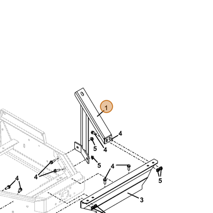 Grasshopper part 643601 — IPL diagram snippet (6x zoom, amber highlight)