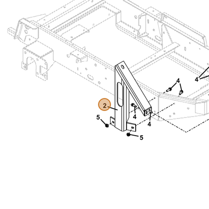 Grasshopper part 643602 — IPL diagram snippet (6x zoom, amber highlight)