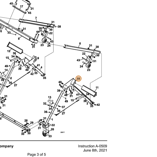 Grasshopper part 643673 — IPL diagram snippet (6x zoom, amber highlight)