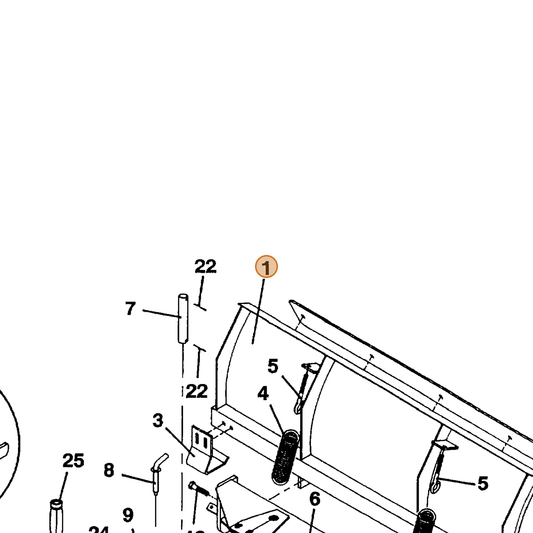 Grasshopper part 643731 — IPL diagram snippet (6x zoom, amber highlight)