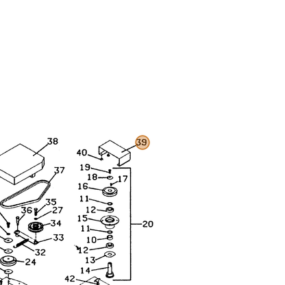 Grasshopper part 643750 — IPL diagram snippet (6x zoom, amber highlight)