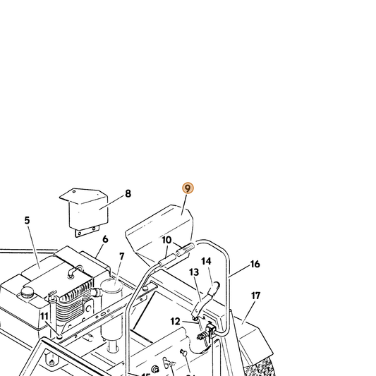 Grasshopper part 643757 — IPL diagram snippet (6x zoom, amber highlight)